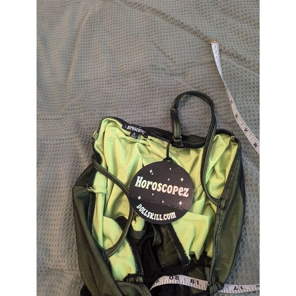 Horoscopez by Dolls Kill More than Friends Mini Dress Green Women’s XS NWT - Picture 3 of 6